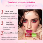 Mini Lip Oil Lip Glaze, 6 Colors Fat Glaze,