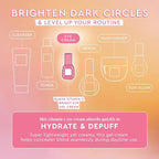 Glow Recipe Guava Vitamin C Brightening Eye Cream - Hydrating Under Eye Cream with Niacinamide, Peptides & Caffeine - Firming & Illuminating Dark Circles Under Eye Treatment for Puffiness (15ml)