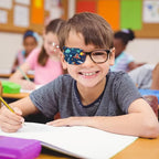 Newcotte 12 Pcs Eye Patch for Kids Girls Boys Reusable Eye Patch for Glasses over the Lens Colorful Eye Patch Toddler Eye Patch Adorable Kids Eye Patches Assorted Eye Patch Cover (Fresh)