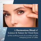 South Beach Herbals Cucumber & Coffee Anti Aging Eye Cream - Brightening and Tightening Anti Wrinkle Under Eye Treatment for Women and Men - Eye Cream for Dark Circles and Puffiness (2 oz.)