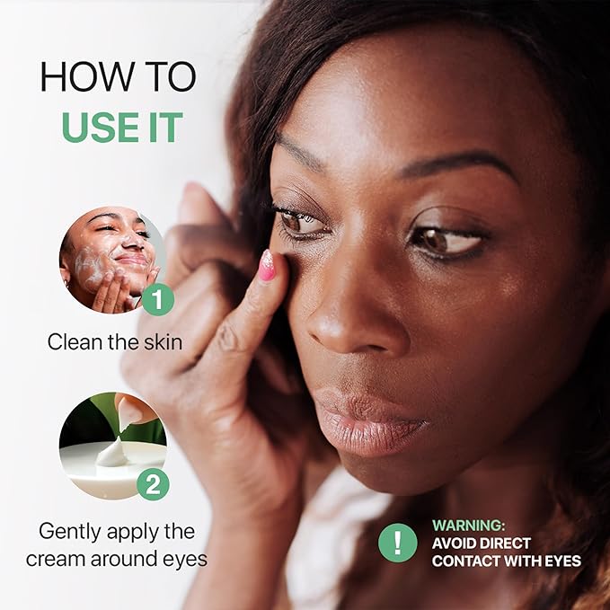 REMEDIAL PAX Eye Cream for Dark Circles and Puffiness, Bags Under Eyes Treatment, Anti-Aging Collagen Eye Cream for Wrinkles, Day & Night Caffeine Eye Cream with Niacinamide Dimethicone