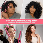 AIDUCHO Heatless Hair Curlers 42PCS Flexible Hair Rollers 7" Soft Foam Hair Curlers No Heat Bendable Curling Rods for Short Medium Long Hair, 7 Colors & Sizes