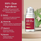 Eye Roller Serum with Retinol & Vitamin B5 - Hydrating & Soothing Under Eye Serum for Dark Circles and Puffiness & Fine Lines - Anti Aging Korean Skin Care - 1.69 Fl Oz./50ml