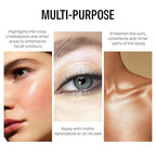 KYDA Liquid Highlighter, Natural Shimmer Tinted, Lasting Glossy Finish, Silky Creamy Lightweight Cover, Radiant Glow Face Enhancing Makeup, Body Liquid Illuminator-Champagne