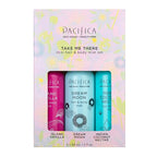 Pacifica Hair & Body Mist Take Me There Travel Size, Gift Set, Fragrance, Perfume Body Spray, Island Vanilla, Dream Moon, Silver Moon (Set of 3) Clean Vegan & Cruelty-Free Dermatologist Tested