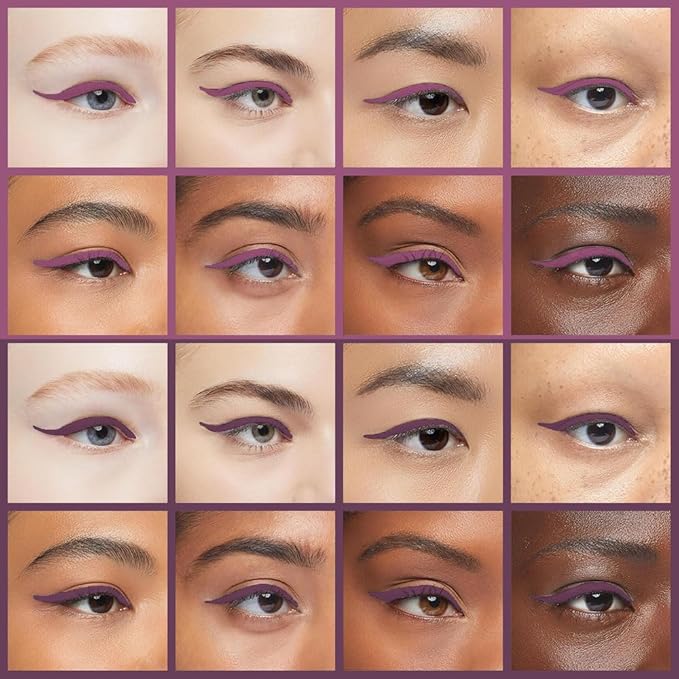 Kaely 2Pcs Light Dark Purple Gel Eyeliner Pencil, Color Colored Violet Eye Liner Waterproof Smudge Proof, Gothic Halloween Makeup, Face Paint Eye Black Stick, delineadores de colores para ojos