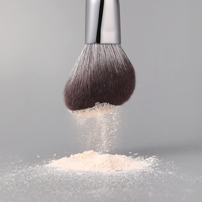 DUcare Powder Brush for Loose Powder - Fluffy Makeup Brushes with Soft Synthetic Bristles for Setting Powder/Blush/Highlighter, Large Face Makeup Brush for Flawless Application