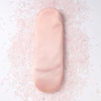 Natural Rose Quartz Weighted Eye Pillow for Relaxation, Sleeping, Yoga, SPA and Travelling, Cooling Eye Pillow, Reusable and Good Relaxation Gift for Women(Rose Quartz)