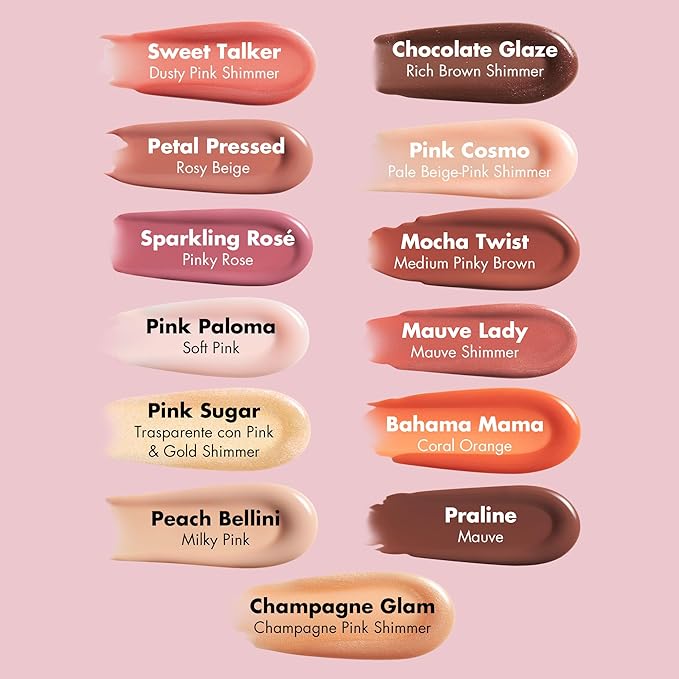 e.l.f. Lip Plumping Gloss, High-Shine Sheer Color, Hydrates & Creates Fuller Lips With Vitamin E, Vegan & Cruelty-Free, Sweet Talker, 0.1 Fl Oz