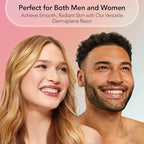 ﻿66PCS Eyebrow Razor Multipurpose Exfoliating Dermaplaning Tool for Face Facial and Eyebrow Shaper with Precision Cover for Women Men Easy to Use (66PCS)