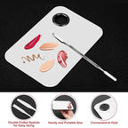 Makeup Palette Cosmetic Palette with Spatula Tool and 100 PCS Makeup Applicators Kit Include Mascara Wands, Lipstick Applicators, Fine Eyeliner Brush