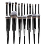 Bueart Design 19Pcs Professional Grade Labeled Makeup Brushes Set, Large Foundation Powder Contour Concealer eyeshadow Blush EyeLiner Make up Brushes,Premium Synthetic hair,Vegan Cruelty-free