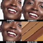 5 In 1 Multi-Use Correcting Concealer Palette,Waterproof Long Lasting Contour Palette,Professional Creamy Concealer Kit for Women,Easy to Create Full Coverage and Natural Finish.#3