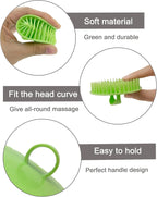 Hair Scalp Scrubber, 6 Pcs Scalp Massager Shampoo Brush, Plastic Shower Head Dandruff Comb, Washing Scrub Brushes for Kids Toddler Men Women Pets