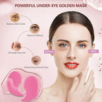 60 pcs pink under eye