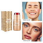 2PCS Jelly Blush Stick, Multi-Purpose Lip & Cheek
