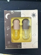 2Pcs Lip Plumper Set, Natural Lip Plumper kit, Day and Night Lip Plumper, Softer Bigger Fuller Cosmetics Plumper Lips