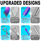 2PCS Metal Chameleon Cuticle Pusher