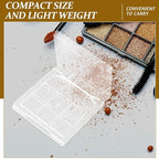 Healifty 2pcs Empty Lipstick Palette 9 Grids Diy Eyeshadow Powder Blush Lipstick Palette Empty Highlighters Container for Women