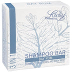 Bay Rum Shampoo Bar – Vegan, Sulfate-Free, Made in USA | 3-in-1 Men’s Shampoo, Conditioner & Body Wash | Ideal for All Hair Types | 60+ Washes, Travel-Friendly