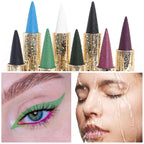 Kaely Light Green Gel Eyeliner Pencil,Waterproof Smudge Proof Eye Liner Pen,Cat Eye Goth Halloween Makeup,Eye Black Face Paint Lipstick Crayon,Color Colorful Eyeliner Eyeshadow Stick,08