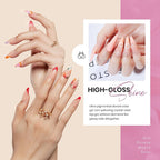 Beetles Fall Gel Nail Polish Set, 36 Colors Gel Polish Set Sparkle Red Pink Glitter Black Nail Kit Free Journey Collection with 3Pcs Base Top Coat Soak off Uv Gel Polish Manicure Kit