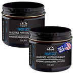 Mountaineer Brand Bald Head Care For Men | Protect Moisturizing and Post-Shave Healing Balm | Non-Greasy Scalp and Face Matte Moisturizer Lotion | Natural Botanical Blend | 2 pack 2oz