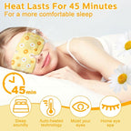 50 Packs Steam Eye Mask for Dry Eyes Spa Warm Sleep Eye Mask Self Heating Disposable Eye Masks for Home Office Travel Eyestrain Relieve (Chamomile Scent)