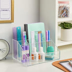 Stori chloe clear plastic stackable