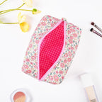 Soidram pink makeup bag floral