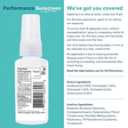 KINeSYS Fragrance Free Clear Spray Sunscreen for sensitive skin, SPF 50, Hypoallergenic, Broad Spectrum UVA/UVB protection Face & Body; PABA and Oxybenzone FREE, 170+ Sprays, 1 Fl Oz/30 ml (Pack of 2)