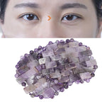 Jade Eye Mask, Amethyst Eye Pack Wrinkle Puff Elimination Dark Circles Fading Quartz Stone Eye Patch Jadestone Eye Massager Relieve Eye Fatigue