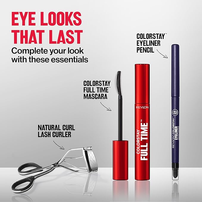 REVLON ColorStay Pencil Waterproof Eyeliner, Smudge-Proof, Eye Makeup with Built-In Sharpener, 215 White, 0.01 oz