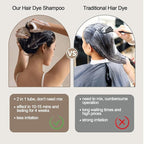 Blonde Brown Hair Dye, Hair Dye Shampoo for Men and Women, Hair Color Shampoo For Home Use, Shampoo Para Canas, Hair Dye Shampoo 3 in 1, 16.9 Fl Oz (Blonde Brown)