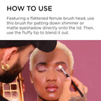 Sigma Beauty Professional E25 Max Eyeshadow Blending Brush – Professional Eyeshadow Brush for Seamless Eyeshadow Blending, Softens Dramatic Edges & Harsh Lines for a Well Blended Effect (1 Brush)