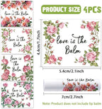 OLYCRAFT 100Pcs 4 Styles Pink Rose Wrapping