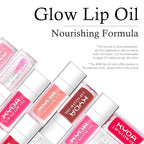 KYDA 2 Colors Hydrating Lip Glow Oil,Moisturizing Lip Hydrating