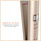 INFINITIPRO BY CONAIR Frizz Free Titanium Ceramic Flat Iron, 1-inch