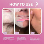 Hair identifier Spray for Face Shaving, Skin Body Hair Identifying Spray With Razors, Moisturizing and Skin Care Dermaplaner Spray, Women Dermaplaning Tool for Face