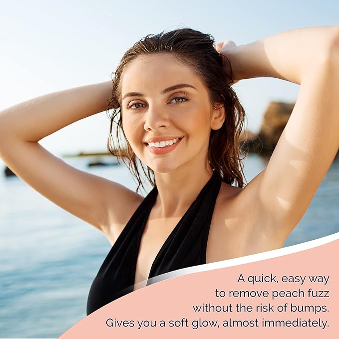 Facial Hair Removal for Women | Electric Razor Device Small Mustache Dermaplaning Remover Tools Tweezers Epilator Trimmer Face Dermaplane Shavers Beauty Gadgets Set Accessories by VISOFO (Citrine)