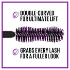 Maybelline The Falsies Lash Lift Washable Mascara Volumizing, Lengthening, Lifting, Curling, Multiplying, Eye Makeup, Ultra Black, 1 Count