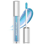 Blue Glitter Lip Gloss Liquid Lipstick, Diamond Shimmer Metallic Sparkly Iridescent Chameleon Lip Gloss Gift for Women, Long Lasting Waterproof Highly Pigment Glimmer Holographic Lip Makeup07