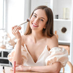 Jessup Makeup Brushes Set 14pcs Highend Makeup Gift Set for Women Include Foundation Concealer Blush Contour Powder Eye Shadow Brush, Makeup Sponge, Makeup Brush Cleaner and Towel, Pearl White T333