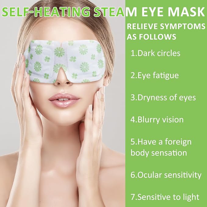 5pcs wormwood steam eye mask,