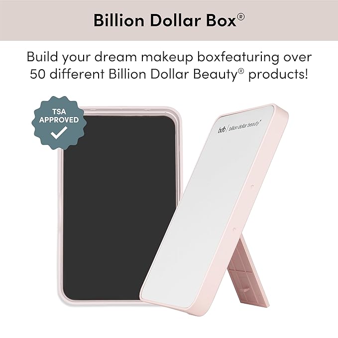 Billion Dollar Brows Beauty Box, All-in-One, Customizable, Sustainable, Convenient, Full Face Makeup Palette, Cruelty Free (Beauty Box)