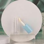 COSIDEA 14pcs Empty 6ml big doe foot wand Chunky lip gloss tubes for DIY lipgloss,Pink round lipgloss containers tubes with thick wand (Blue)