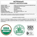 Aloe Vera After Sun Gel by Florida Glow - Organic Aloe Vera Gel for Sunburn Relief - 98% Pure Aloe Vera Moisturizer for Face, Skin - Enriched with Vitamin B5, Non-Sticky, Xanthan Free, Clear Gel