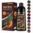 Dark Coffee Hair Dye Shampoo 3 in 1 for Gray Hair, Long-lasting & Natual Hair Color Shampoo, Herbal Ingredients Natural Shampoo Hair Dye Effect in Minutes, Gifts for Men Women 500ml