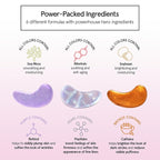 grace & stella Under Eye Mask Variety Pack - 18 Pairs of Under Eye Patches for Dark Circles - With 6 Colors (3 Pairs/Color) - Gel Masks Puffy Eyes for Women - Vegan Cruelty Free Bridesmaid Gifts