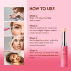 Instant Eye Bag Remover, Retinol Eye Cream for Dark Circles, Under Eye Brightener Stick, Under Eye Cream Anti Aging, Eye Cream for Wrinkles, Brightening Eye Cream for Puffiness and Bags